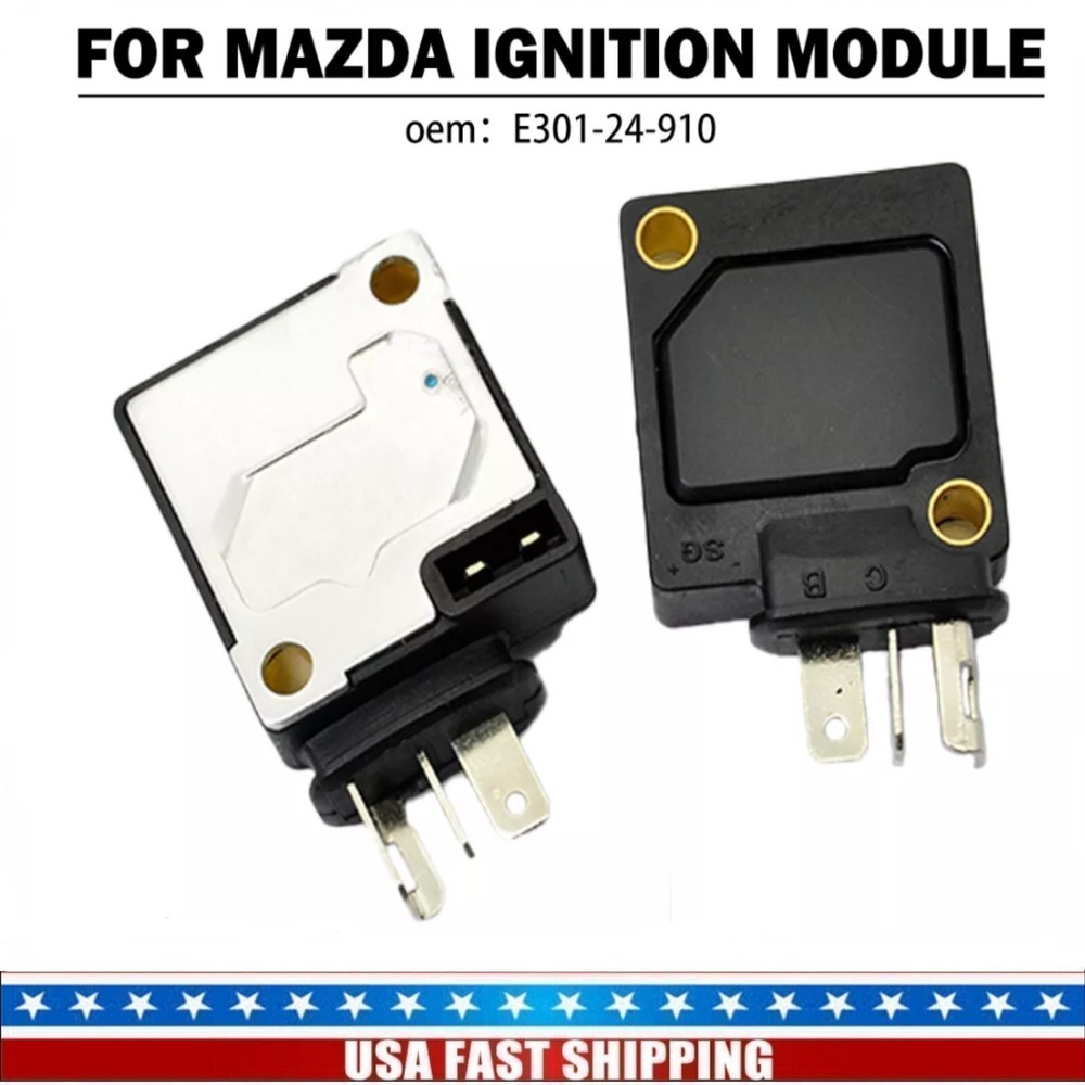 2PCS For 1981-85 Mazda Series Distributor Ignition Module S2 S3 12A E301-24-910