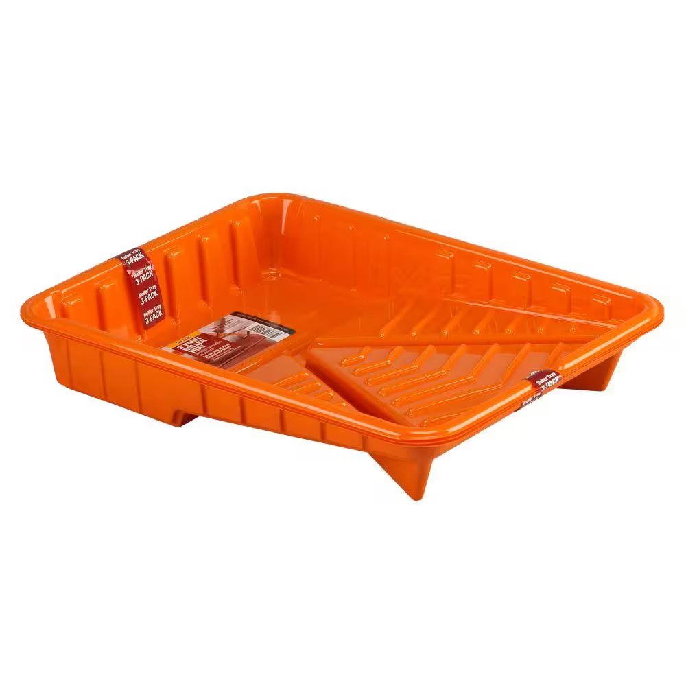 9 In. Plastic Roller Tray (3-Pack)