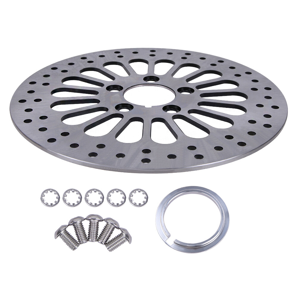 11.5" ( Front / Rear ) Brake Rotors Mirror Polished for Harley Touring Dynas