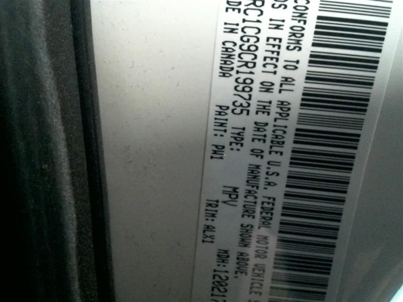Steering Column Dash Shift Tilt Fits 12-19 CARAVAN 10210703