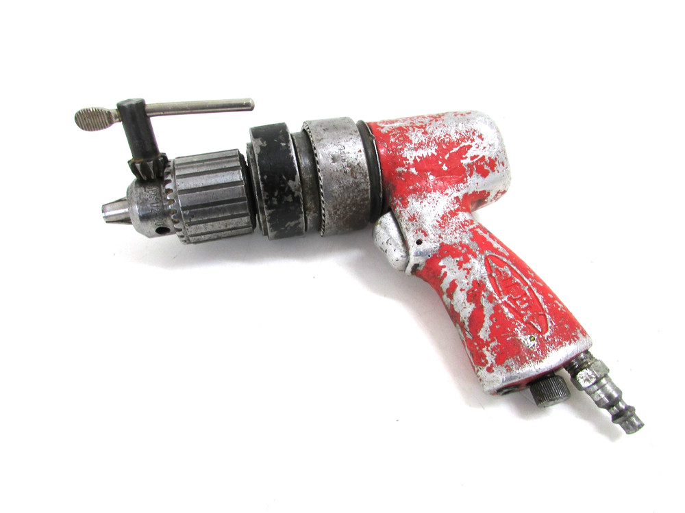 SIOUX TOOLS 1/2” NON-REVERSIBLE AIR DRILL w/ CHUCK KEY