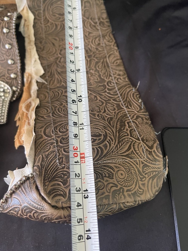 Buckle And Leather Scraps For Crafts Silver