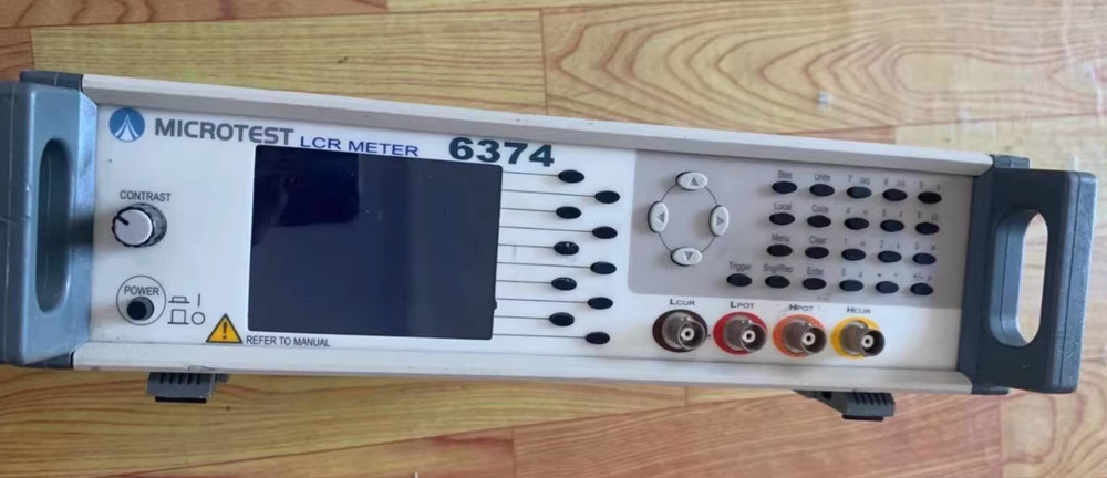 1pcs MICROTEST 6374 LCR electricity meter,less main board
