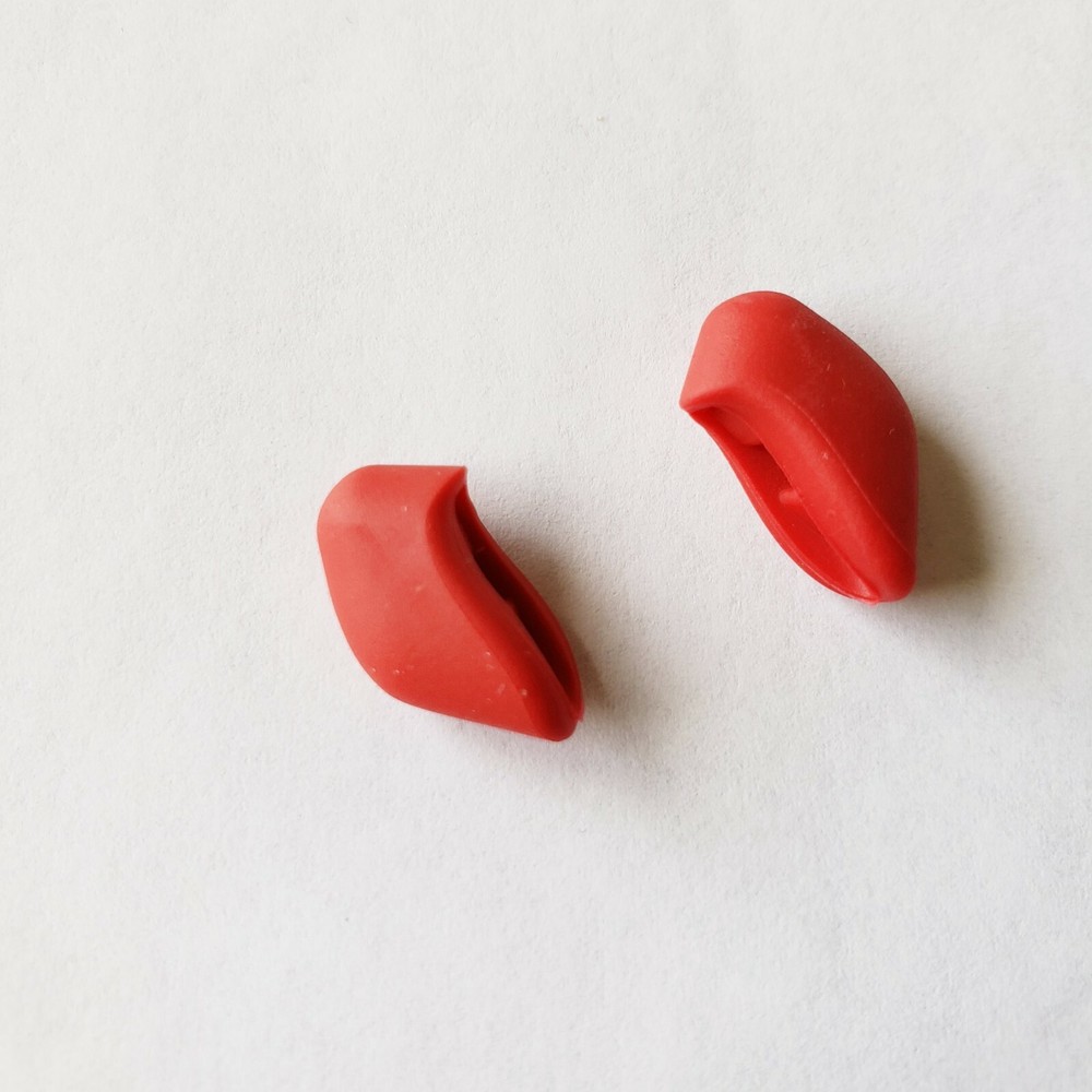OAKLEY FLAK DRAFT REPLACEMENT NOSE PADS RED *LARGE SIZE* AUTHENTIC
