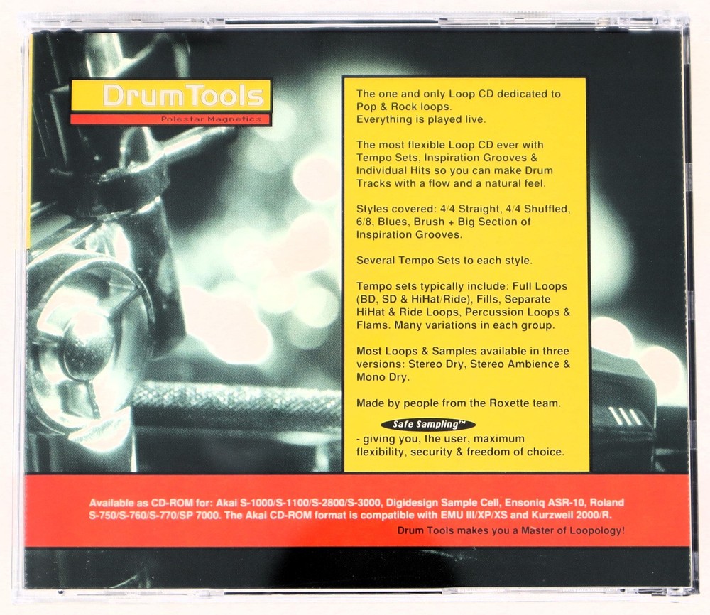 Sounds Good Drum Tools Sample Library/Sound Library/Sampling CD 1994