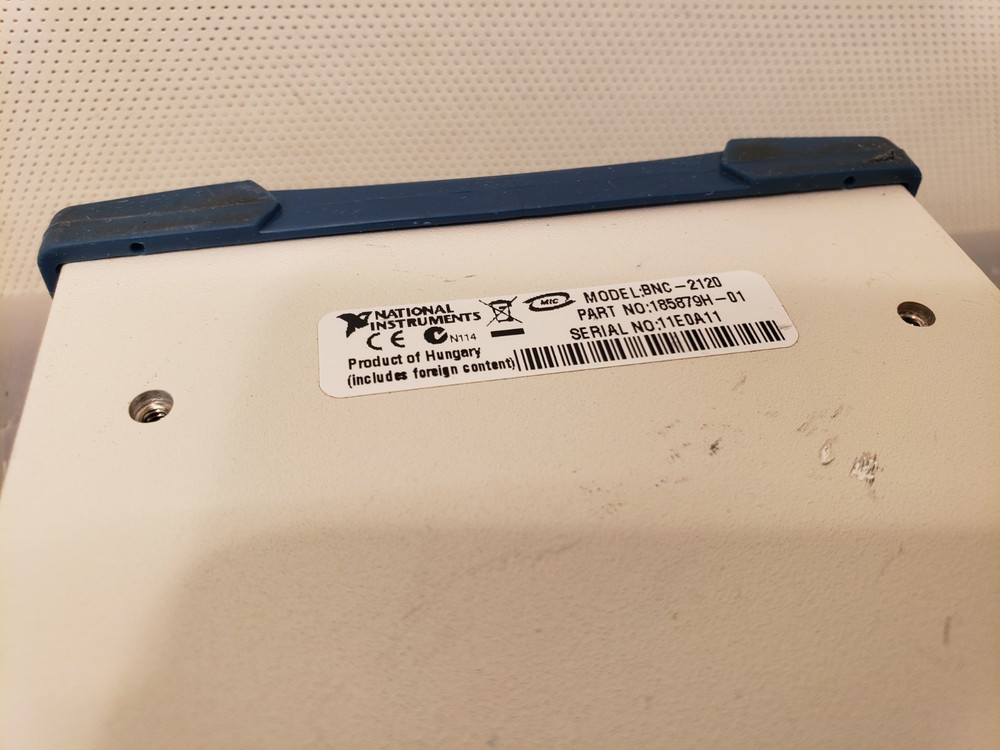 National Instruments NI BNC-2120 Connector Block w Function Generator BOB