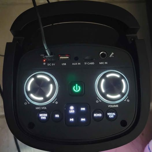 Wireless Bluetooth Karaoke Machine 2-in-1 Speaker System No Mic