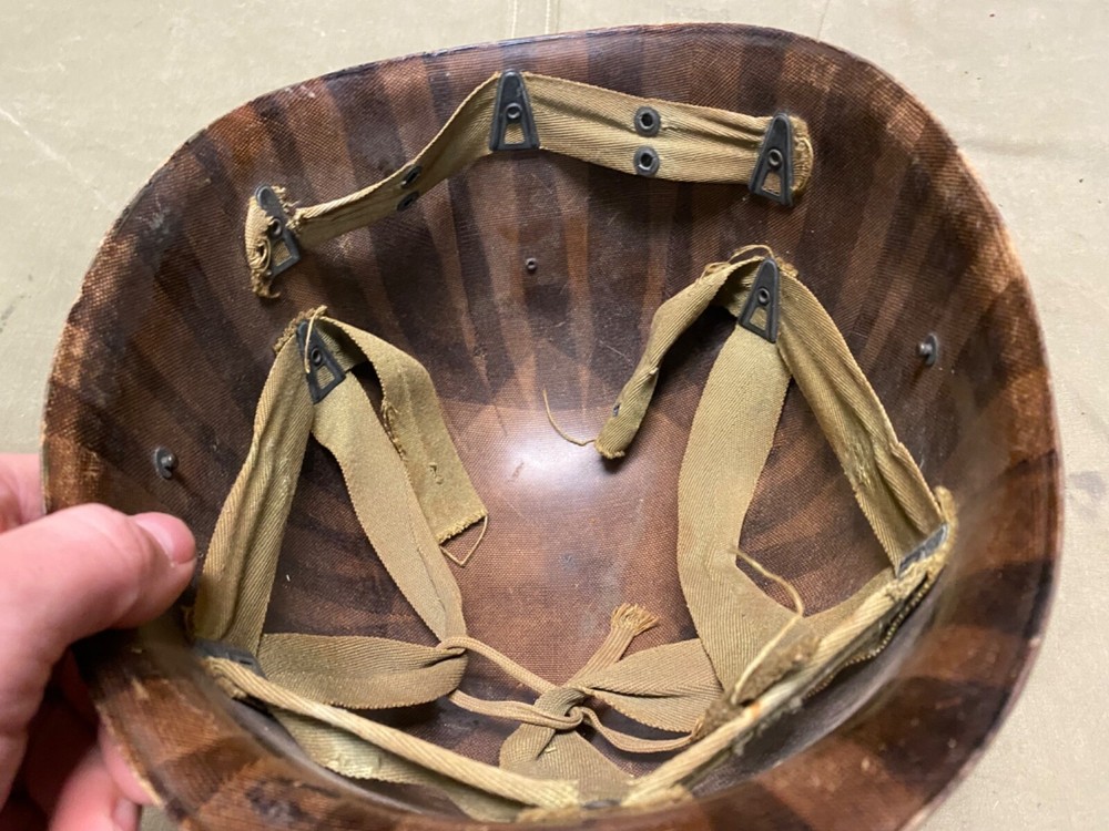 ORIGINAL WWII US ARMY M1 HELMET LINER-FIRESTONE