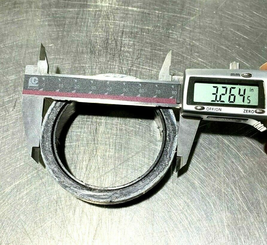 Car 2.5" Inner Graphite Exhaust Muffler Flange Donut Style Gasket Seal Ring