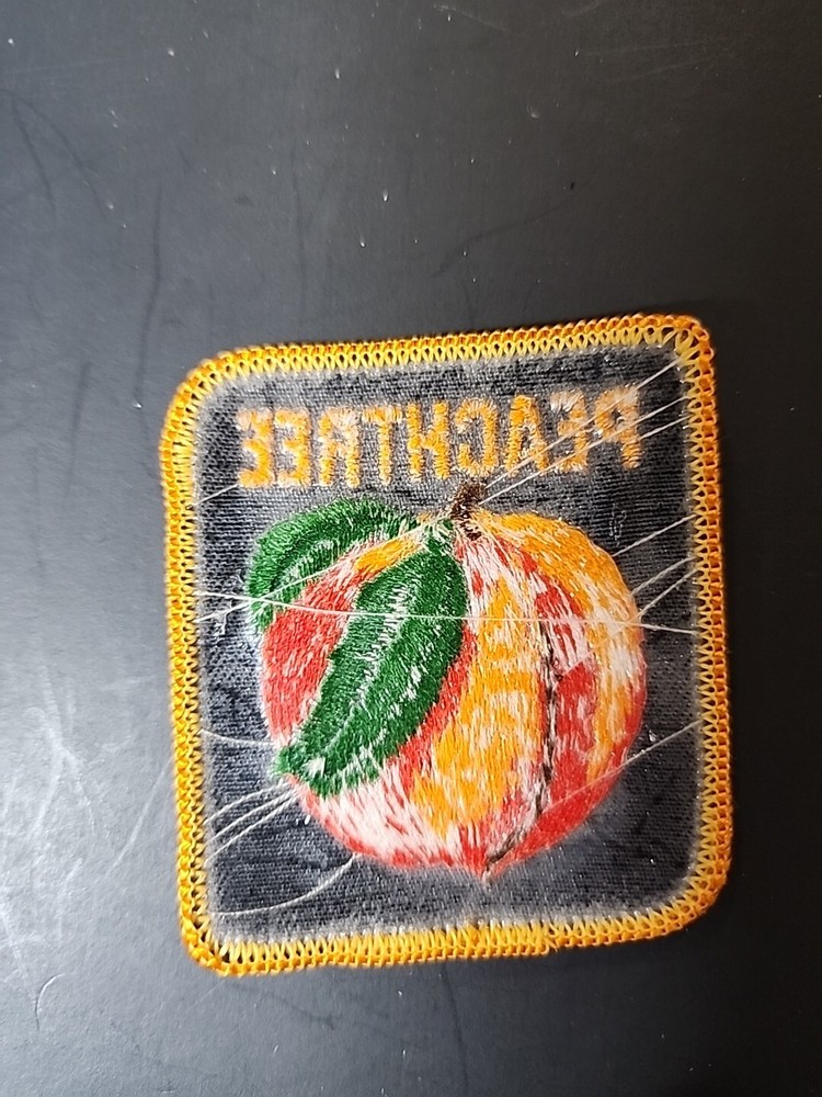 VTG Peachtree Iron On Patch NOS