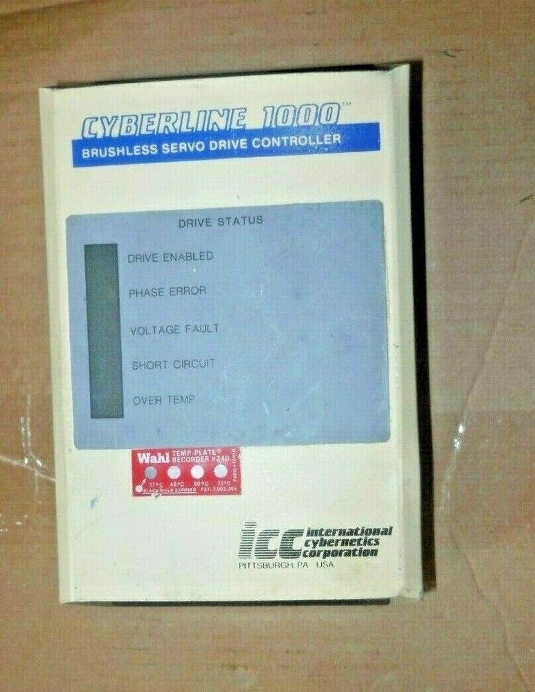ICC CL112 BRUSHLESS SERVO DRIVE CONTROLLER CYBERLINE 1000,USED