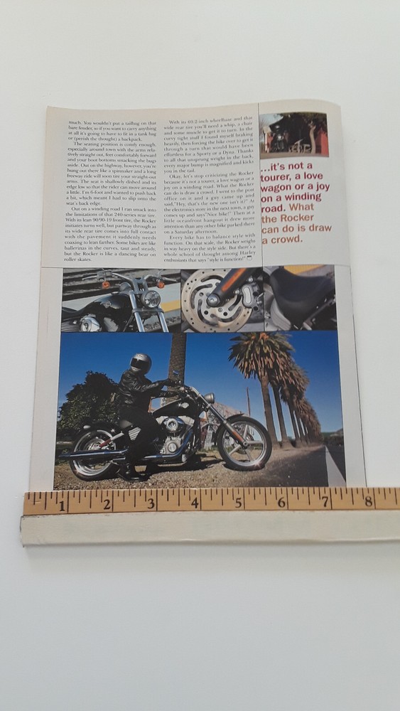 2008 HARLEY DAVIDSON FXCW ROCKER ORIGINAL ARTICLE