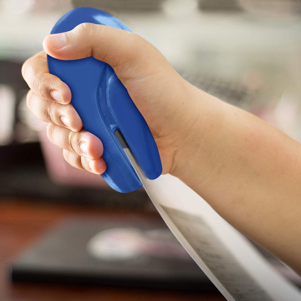 Clinch Compact Staple-Stapler, Blue