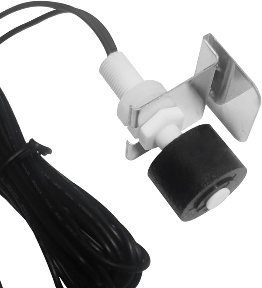 SS3 Float Switch with Bracket for HVAC Drain Pan Condensate Overflow Safety...