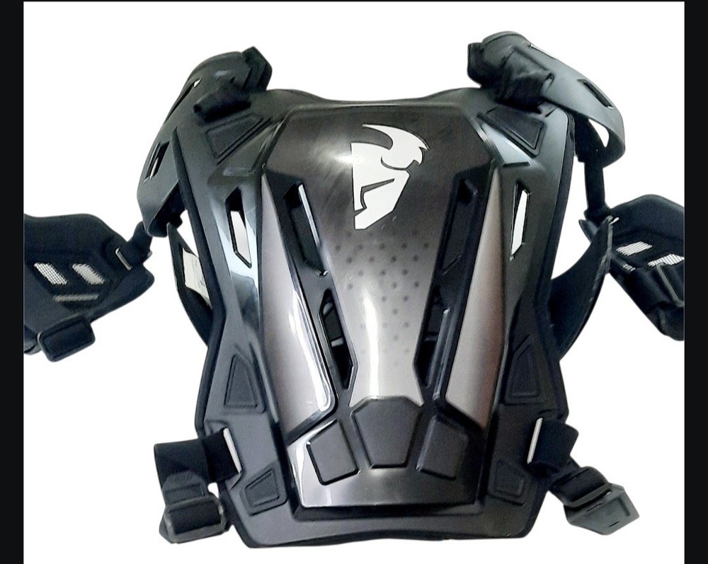 Thor MX Motocross Guardian Roost Deflector/Back Protector (Black) Size-Medium