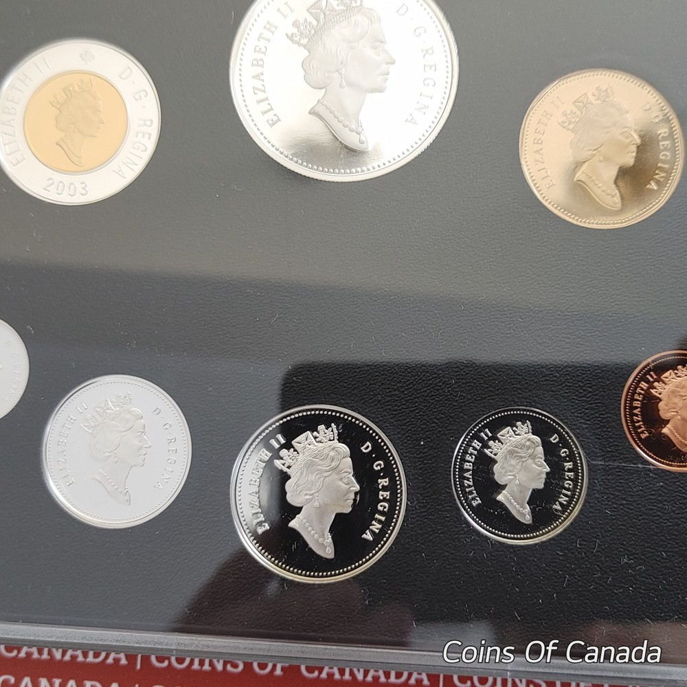 2003 Canada 8 Coin Proof Set - With Special Edition Silver Dollar #coinsofcanada
