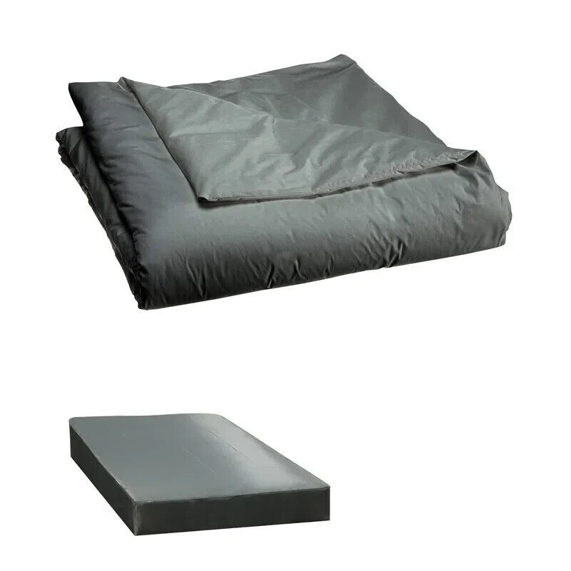 Mattress Cover/ Solid/ Dark Gray /Mattress Protector/Bed Sheet/ 1 KING SIZE