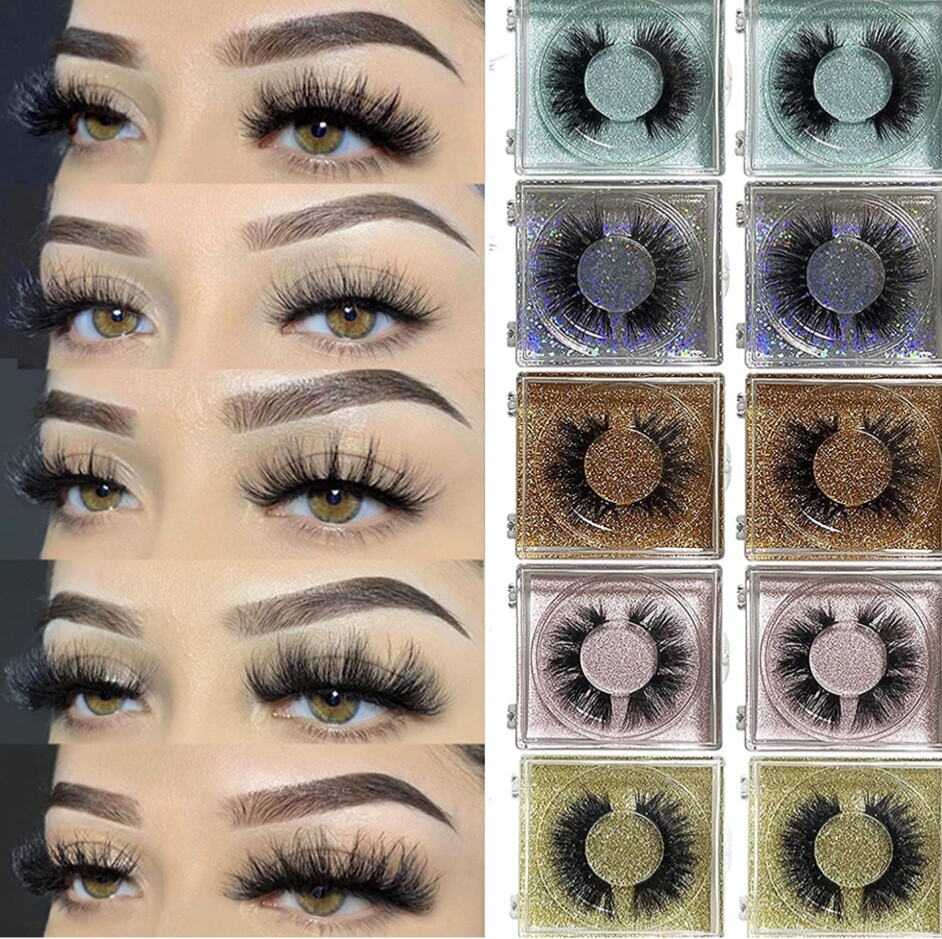 Mink Lashes Bulk Ninglash 10 Pack False Eyelashes