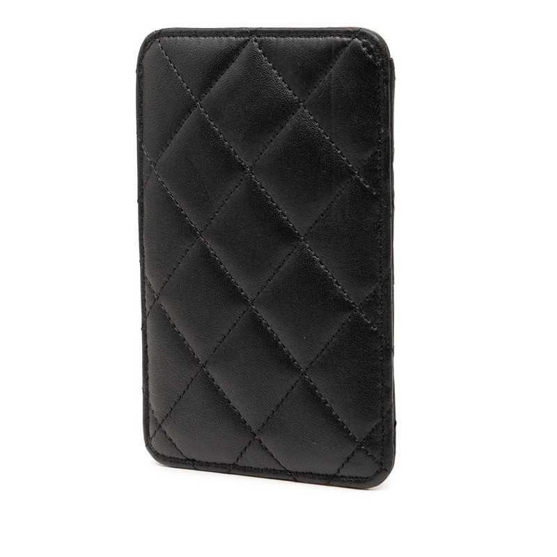 CHANEL COCO Mark Matrasse Regular Case Pass Case Women 【Used】