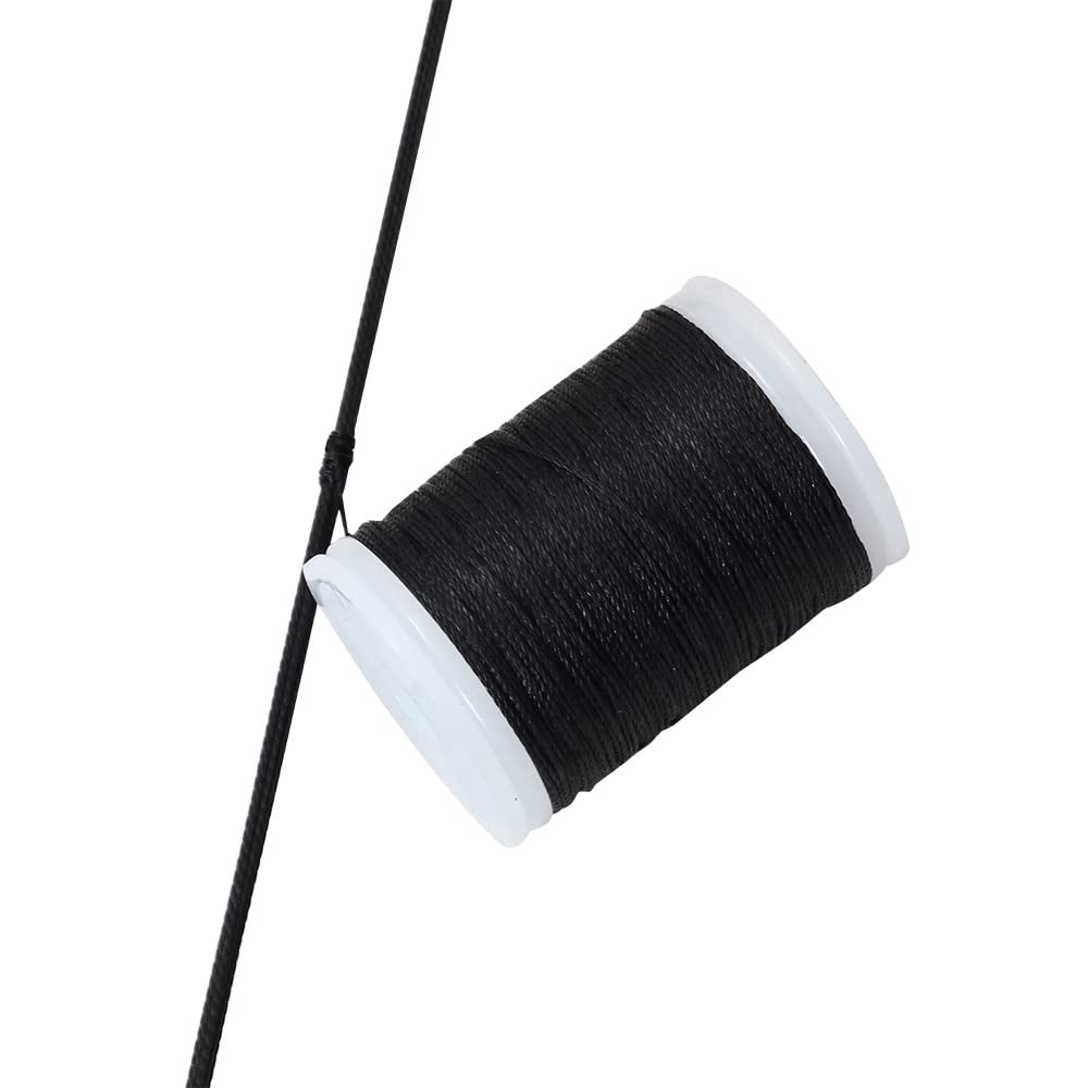 Durable Nylon Bow String Serving Thread 131 Yards for Compound Bow Black