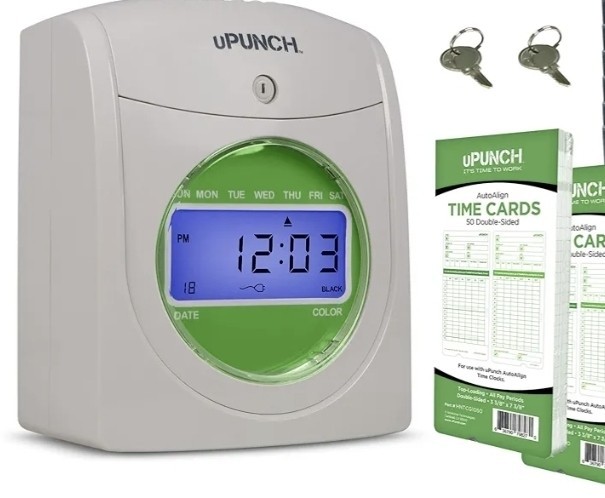 uPunch HN1500 Starter Time Clock for Small BusinessEmployee Punch Clock#2401VUP2