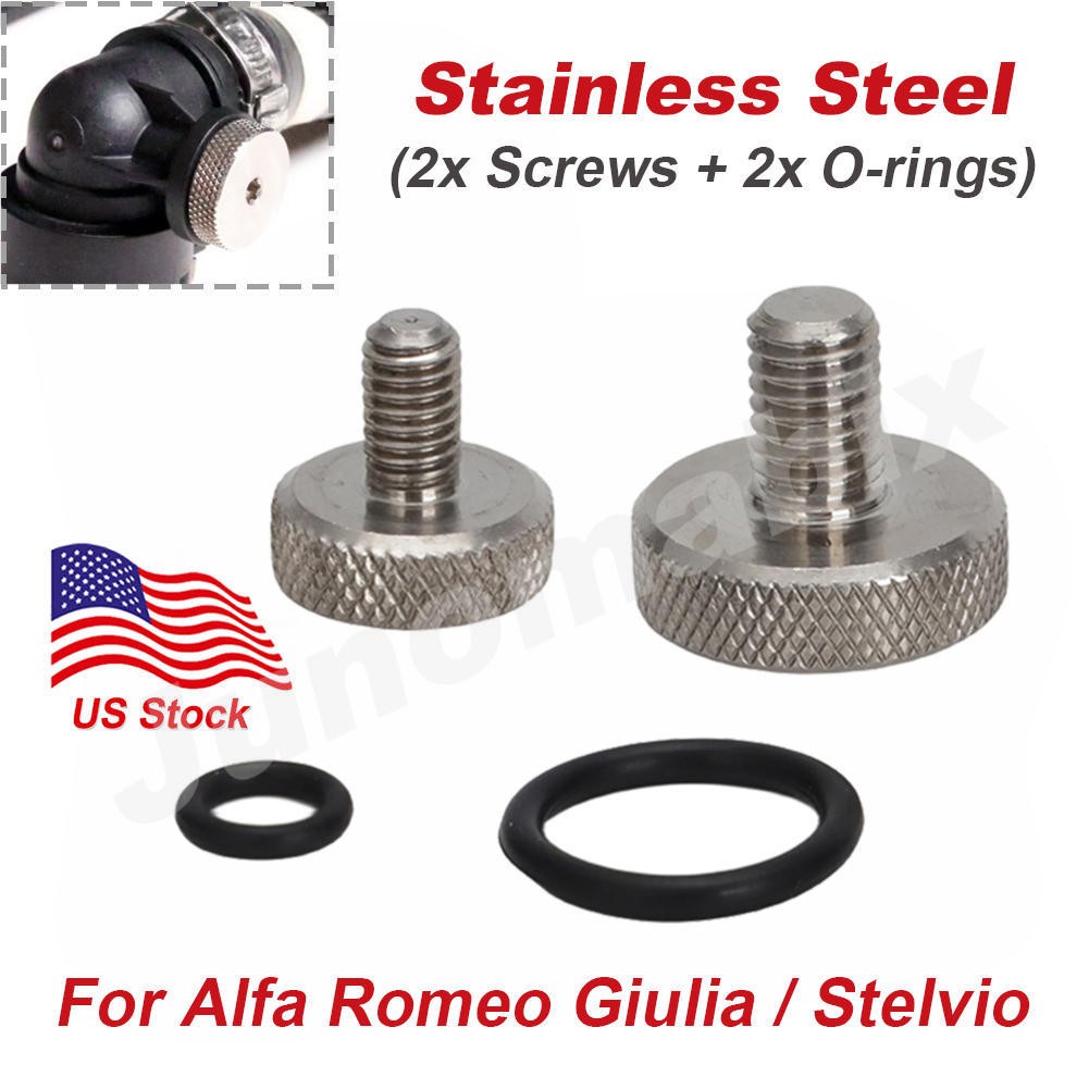 Stainless Steel Coolant Bleeder Screw For Alfa Romeo Giulia / Stelvio /2.2 JDTm