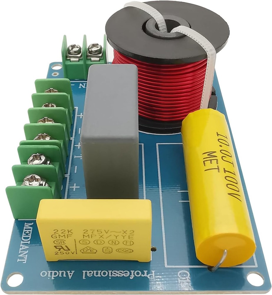 200W 3-Way Passive Crossover – Elevate Your HiFi Speakers, 4-8 Ohm Compatibility