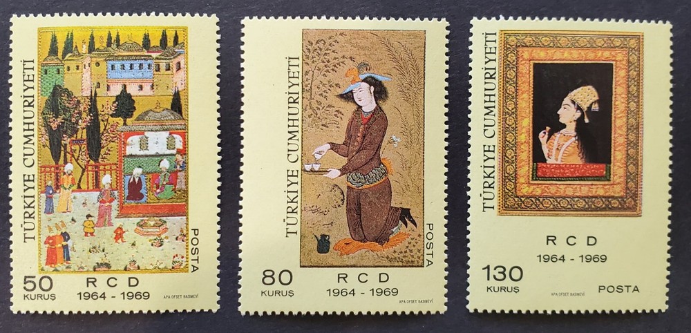 Turkey stamps Scott # 1813-1815 Mint never hinged