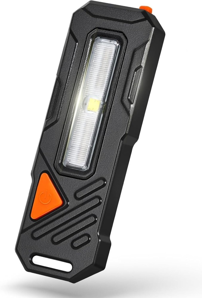 Rechargeable Mini Flashlight – 8 Light Modes LED Safety Light with Clip & Mag...