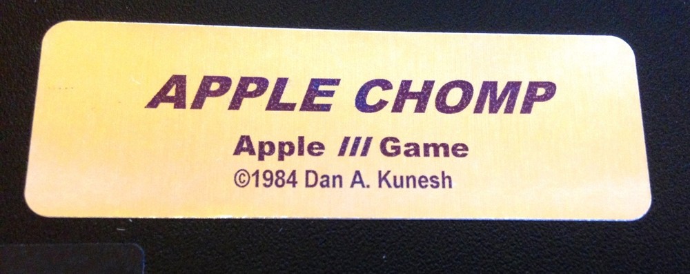 Apple III Home Computers / Apple Chomp Game