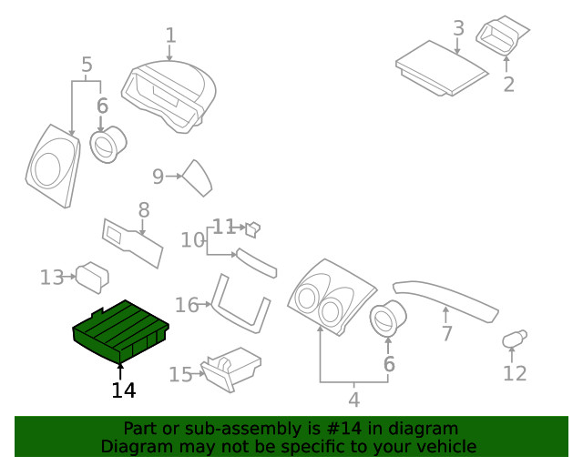 Genuine GM Cup Holder 94566245