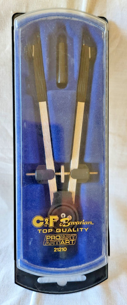 Pro-Art C2F Drafting Compass 21210 Made in Germany  Extra Pin & Lead