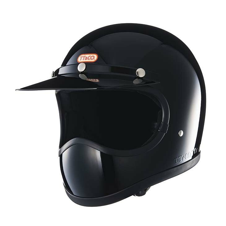 TT&CO USA DOT TOECUTTER STANDARD Motorcycle Full Face Helmet