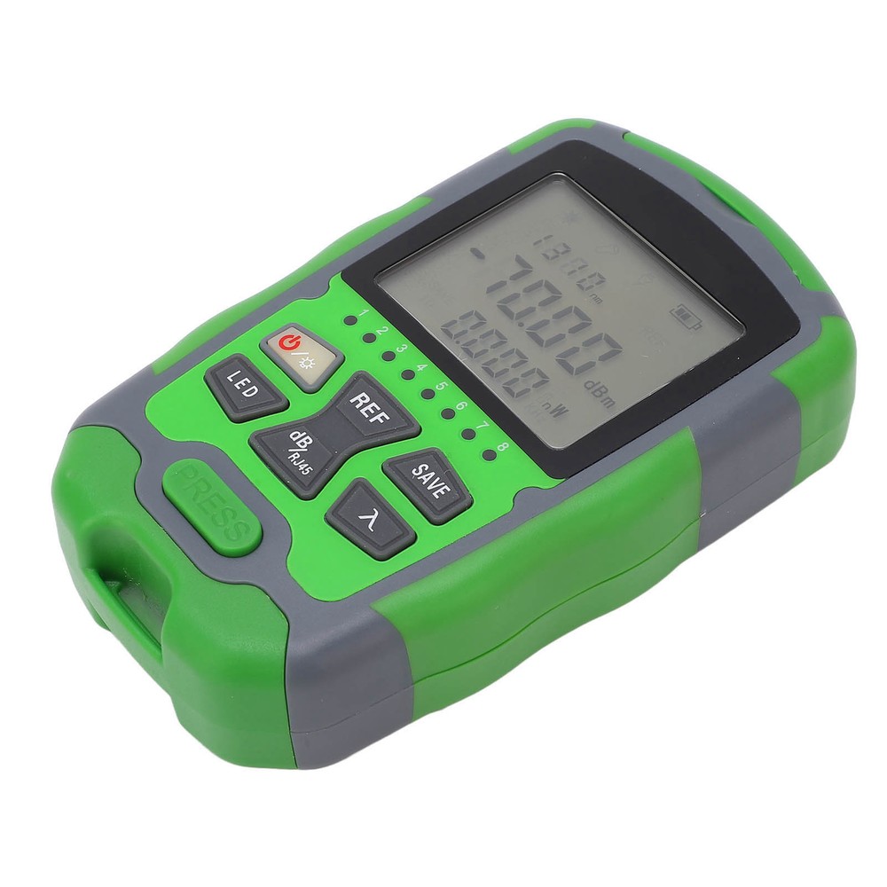 Optical Fiber Power Meter ‑70~+10dbm Digital Display Optic Cable Tester Tool