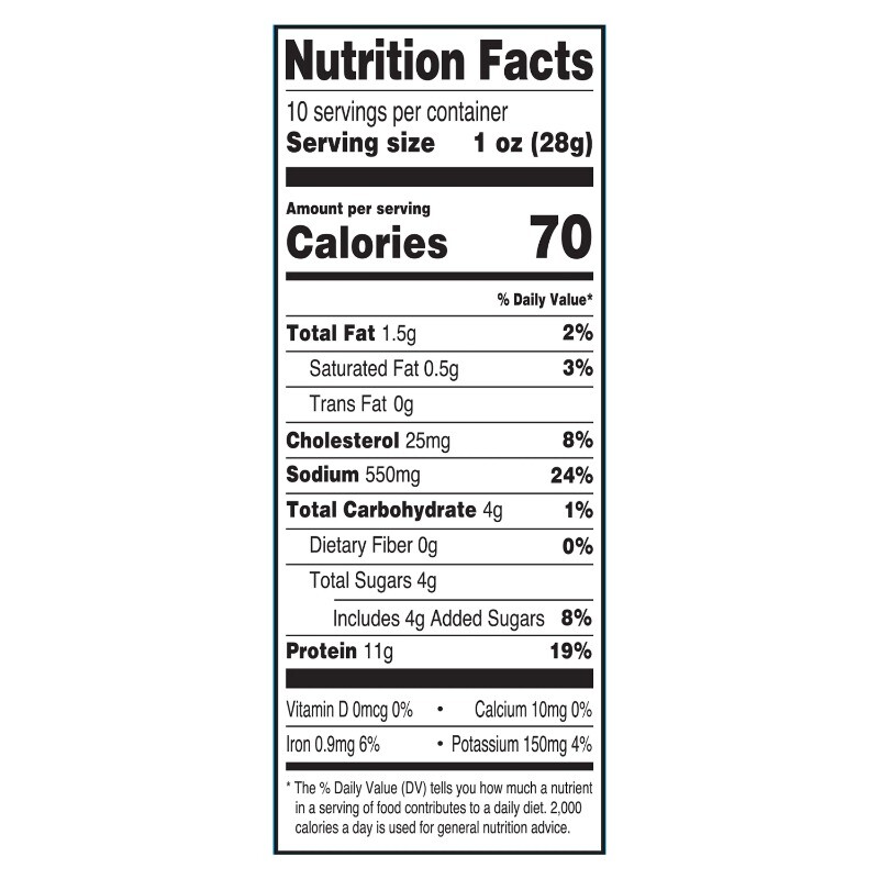 (2 pack) Great Value Original Beef Jerky Value Pack, 10 oz