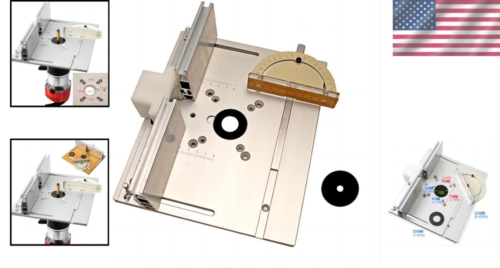 Precision Engineering Aluminum Router Insert Plate for Professional Woodworking