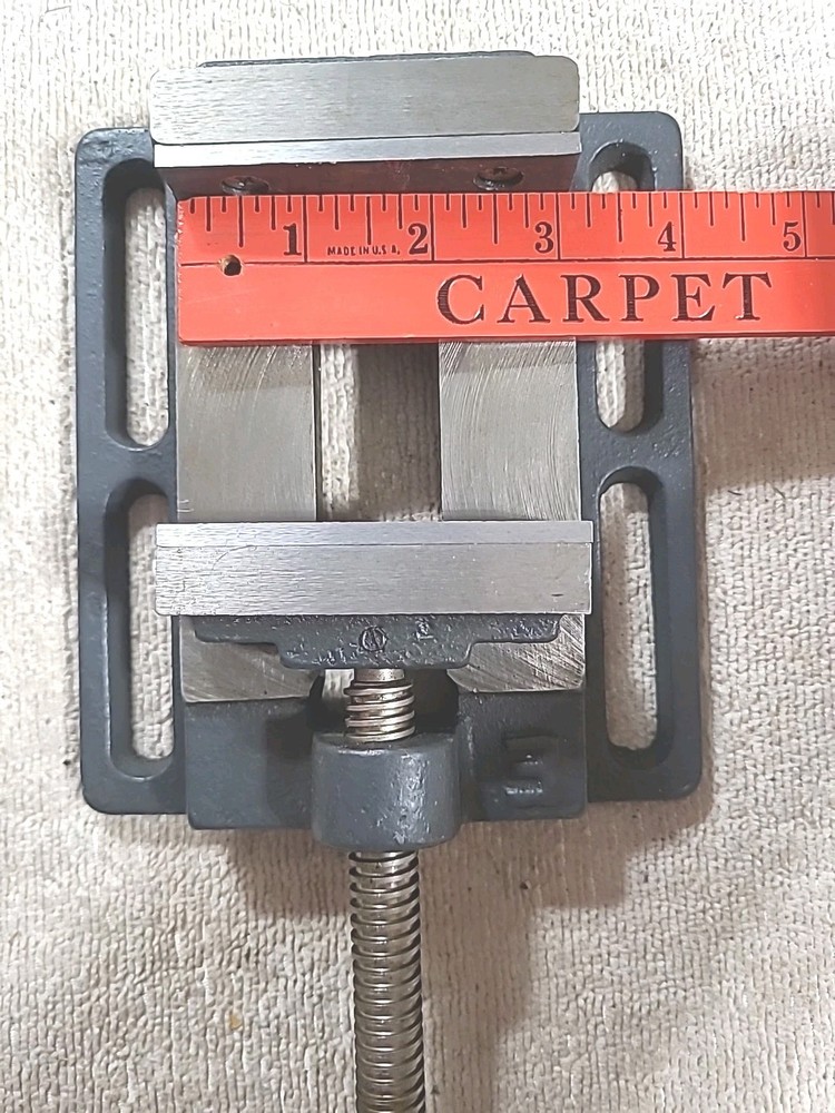 Solid Low Profile 3 Inch Drill Press Vice Low Profile Machinist Tool.