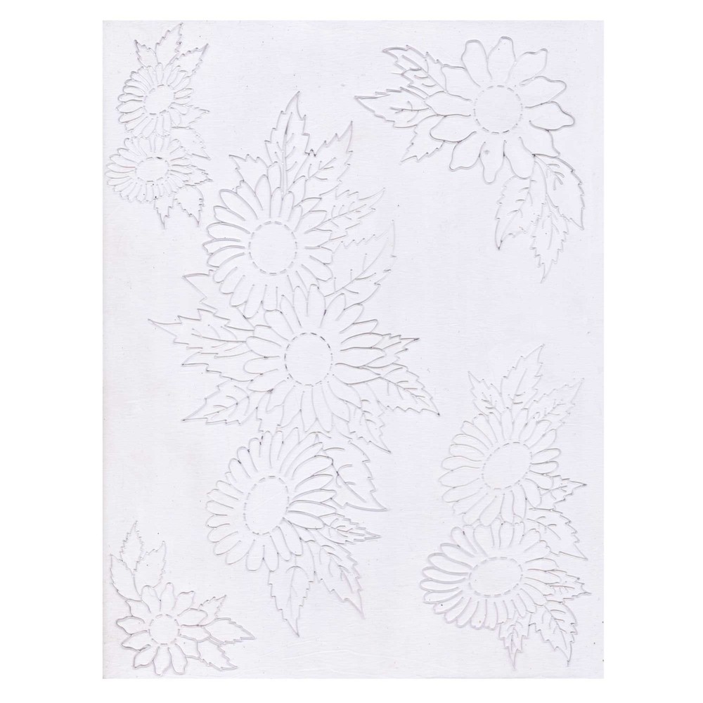 Floral Corners #2 Easy Trace Reusable Leather Tooling Pattern MakerAid® 78904-23