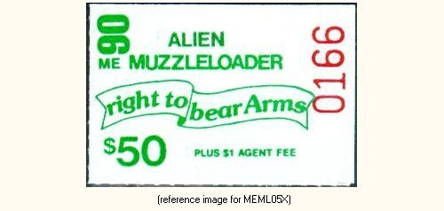 D2K Maine Muzzle-Loader Stamp 1990 $50.00