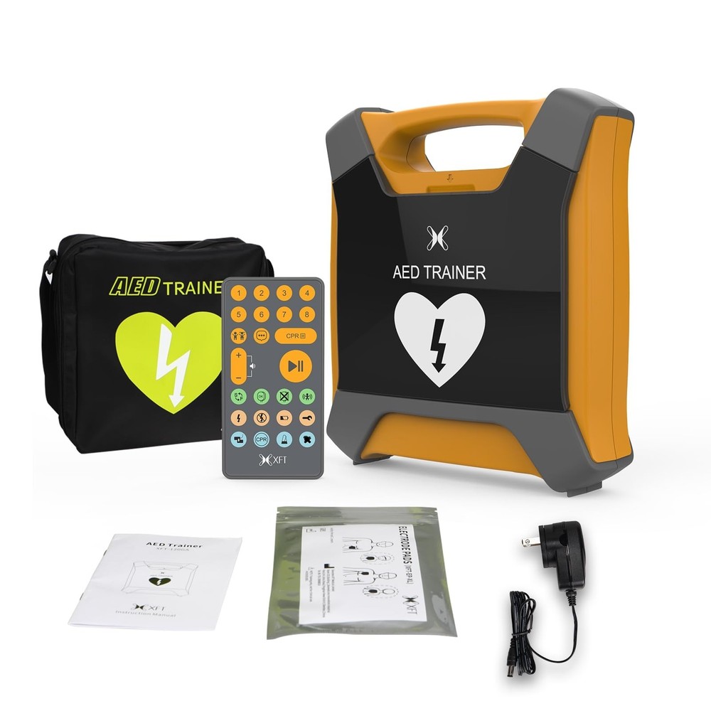 AED Trainer, XFT AED Training Kit CPR Equipment Training Device Automatic Ext...