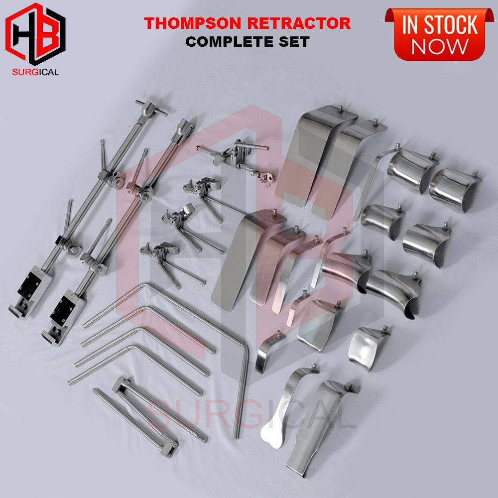 Thompson Retractor Complete Set Stainless Steel With box