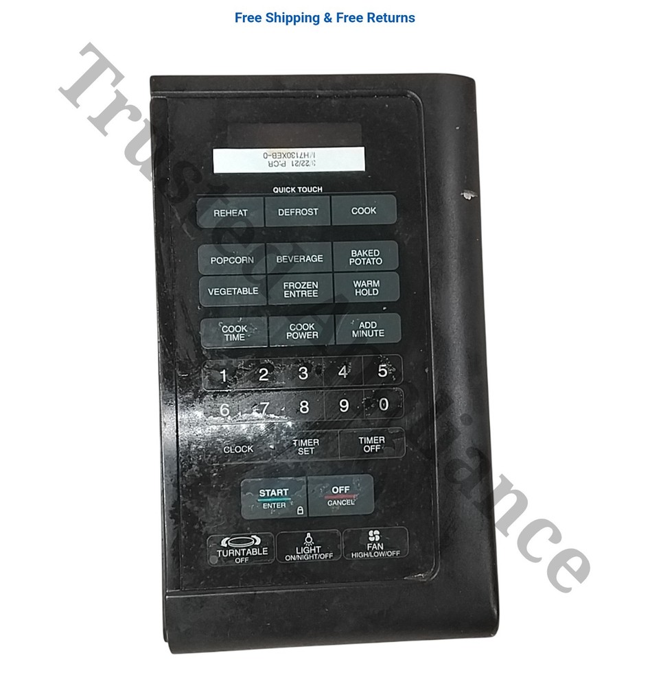 Microwave Control Panel Console 4359470 BLACK