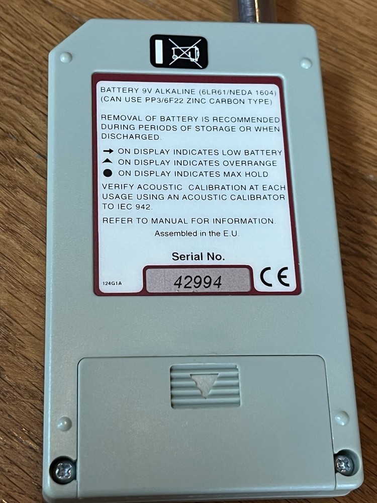 Cirrus CR:303 Sound Level Meter