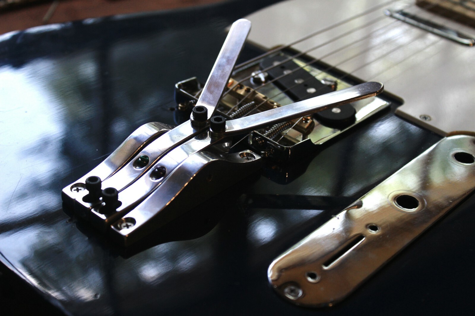 Peters Telecaster G/B string bender palm lever, tele strat les paul guitar