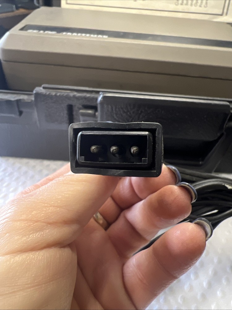 SEARS CRAFTSMAN DIAGNOSTIC ANALYZER W/ ORIGINAL CASE-CABLES & MANUAL-NOT TESTED