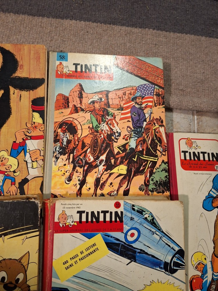 Journal De Tintin Recueil Lot