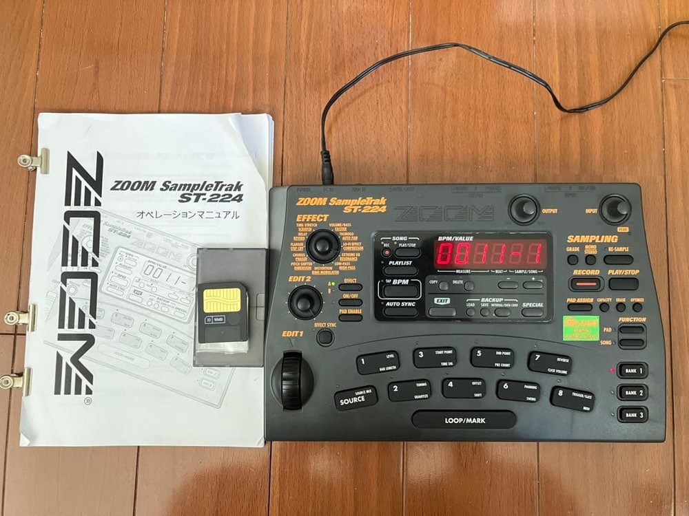 Zoom ST-224 SampleTrak Sampler with AC adapter #0004