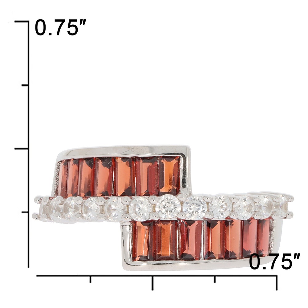 Sterling Silver Semi Mount Ring Setting Emerald OCT 4X2mm