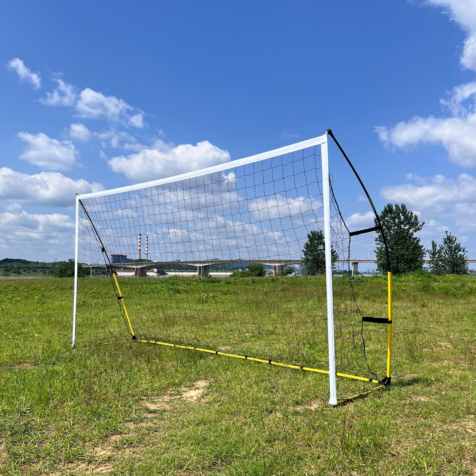 12x6 Ft Soccer Goal Portable Soccer Net for Backyard w/Frame