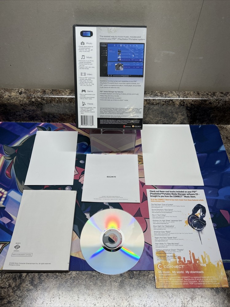 Sony PSP Media Manager UMD with inserts #ML